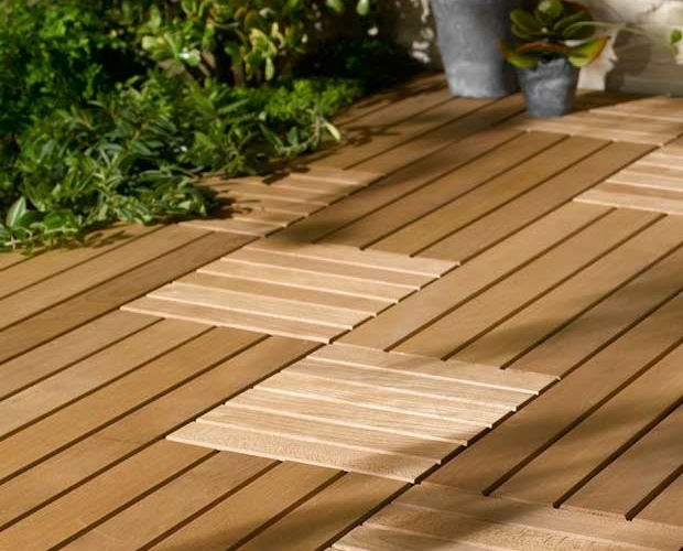 Sols De Terrasse En Bois Caillebotis