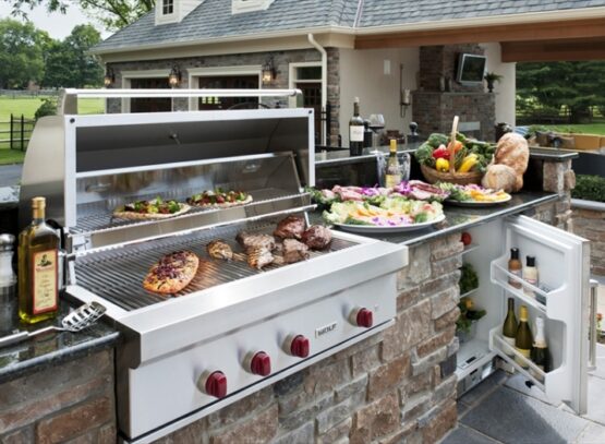 cuisine-extérieure-barbecue-frigo-terrasse-jardin