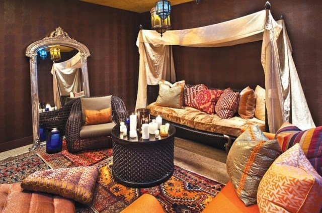 Décoration salon marocain 38 idées originales ! Salon marocain design vert