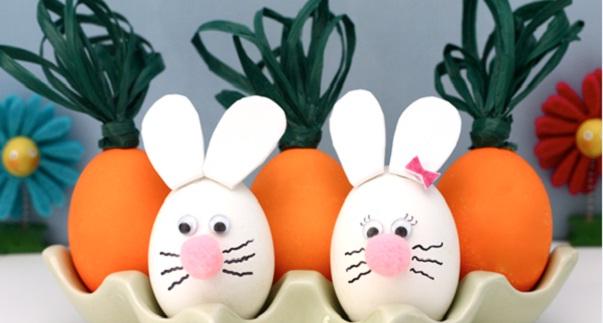 deco-Paques-oeufs-lapins-carottes déco de Pâques