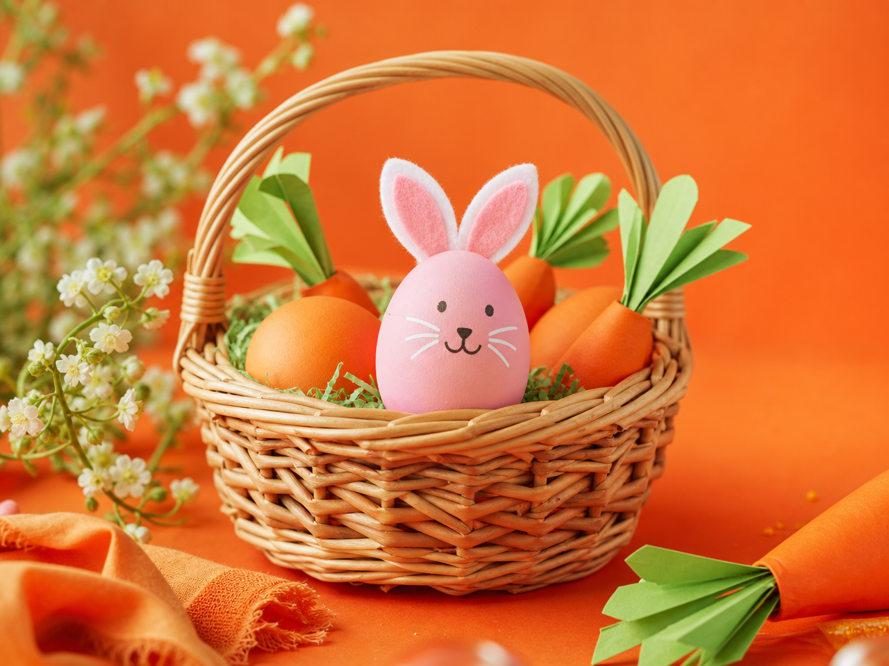 deco-Paques-oeufs-lapin-carottes déco de Pâques