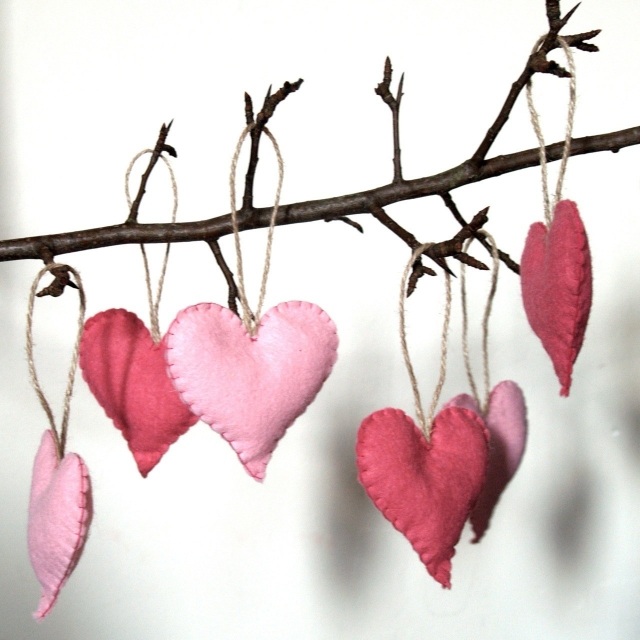 deco-st-valentin-coeurs-tissu-decoratifs cœur d'amour