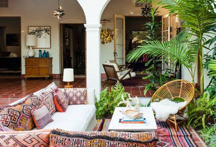 Décoration terrasse d'esprit bohème – 25 idées originales Jardin Exotique décor