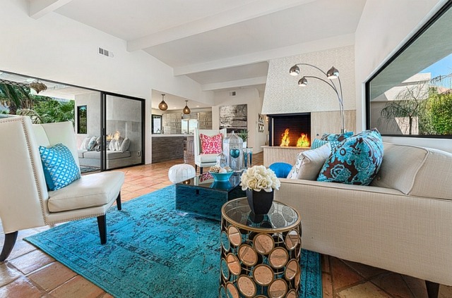 décoration salon marocain House&Homes Palm Springs Home Staging