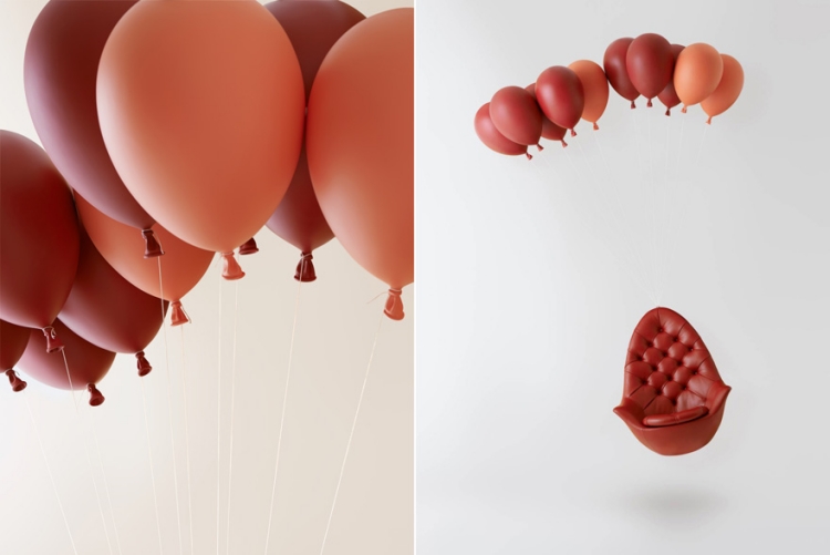 fauteuil design extraordinaire Balloons Studio-h220430