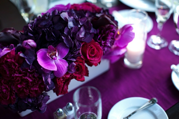 fleurs-st-valentin-hortensia-roses-orchidées-pourpre
