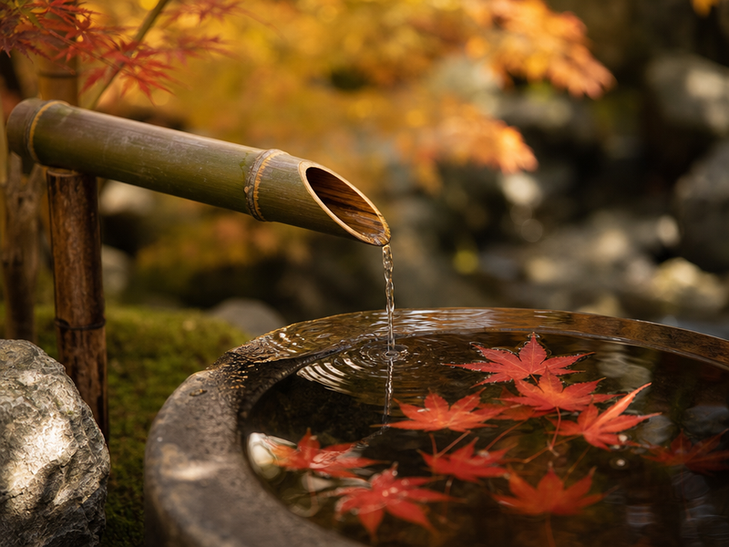 idée-déco-feuilles-rouges-bec-eau