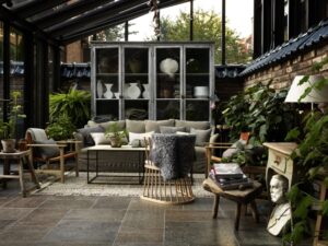 jardin hiver maison véranda style scandinave