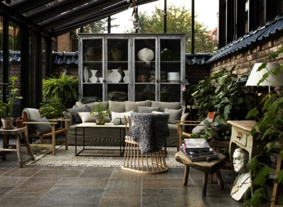 jardin hiver maison véranda style scandinave