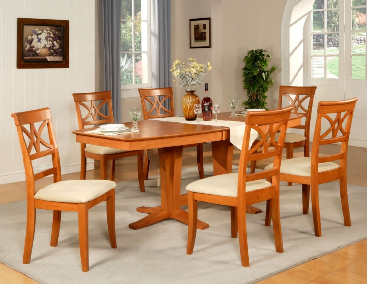 meuble bois massif coin-repas-chaise-table