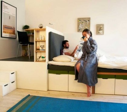 meubler un petit espace mobilier emboîtable-Matrioshka