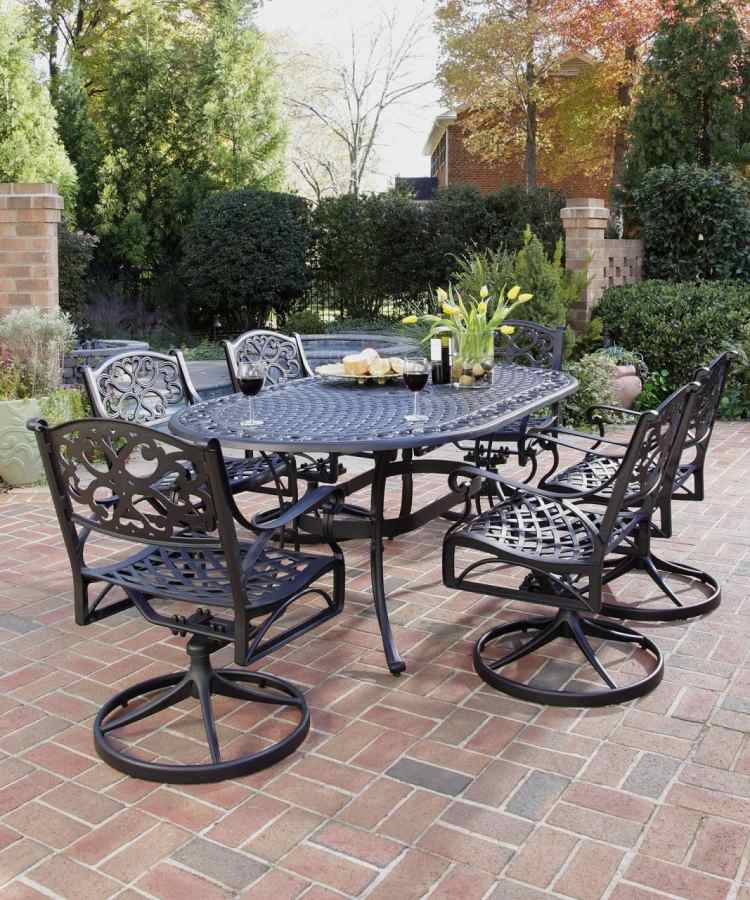Meubles de jardin fiche pratique et photos magnifiques Table a manger en fer