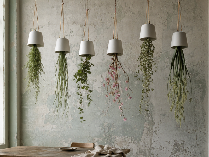 pots-plantes-aériennes-suspendu-envers-Sky-planters-Boskke