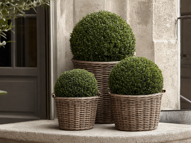 cache-pots-tressés-extérieurs-Nelson-Stern-buis-boules