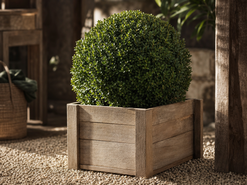 jardinières-design-bois-buis-boule-Bloxx-Collstrop
