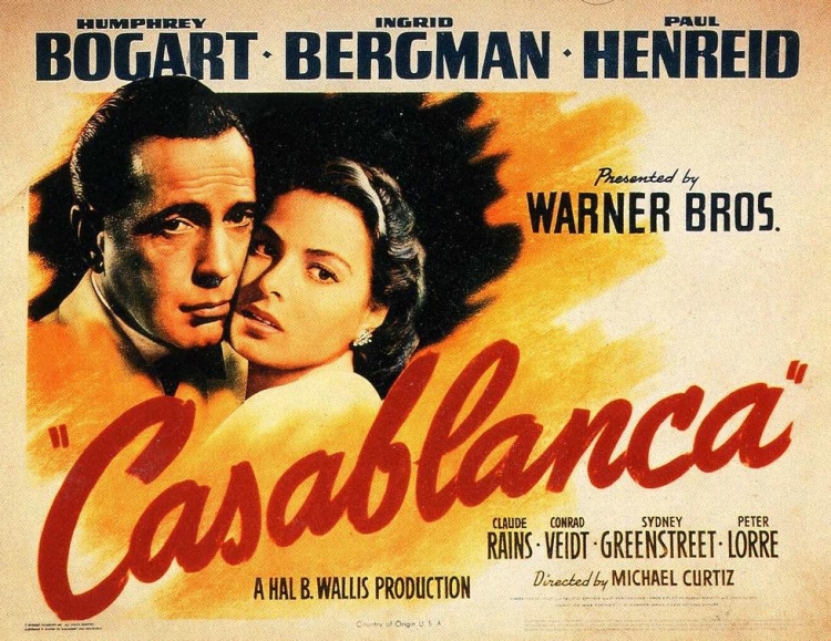 top 10 films romantiques Saint-Valentin Casblanca