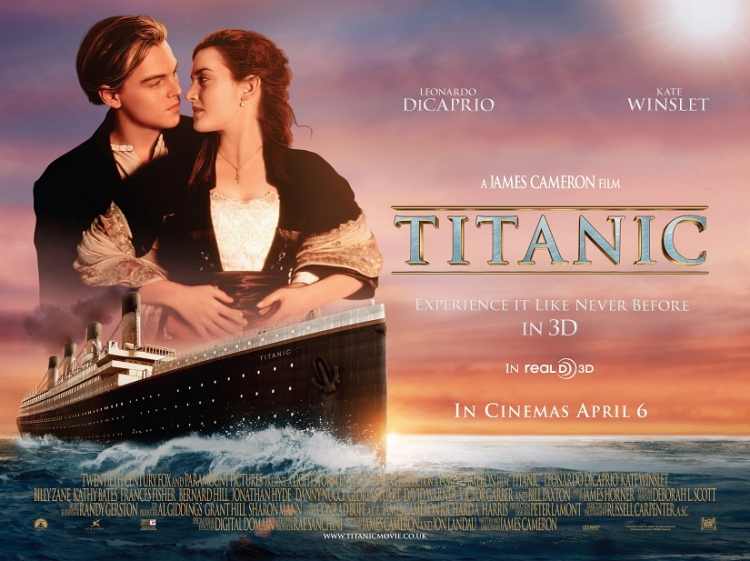 top 10 films romantiques Saint-Valentin Titanic