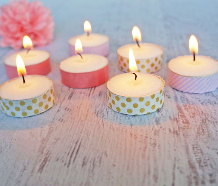 Washi tape -déco-bougies-chauffe-plat-idée-décorative