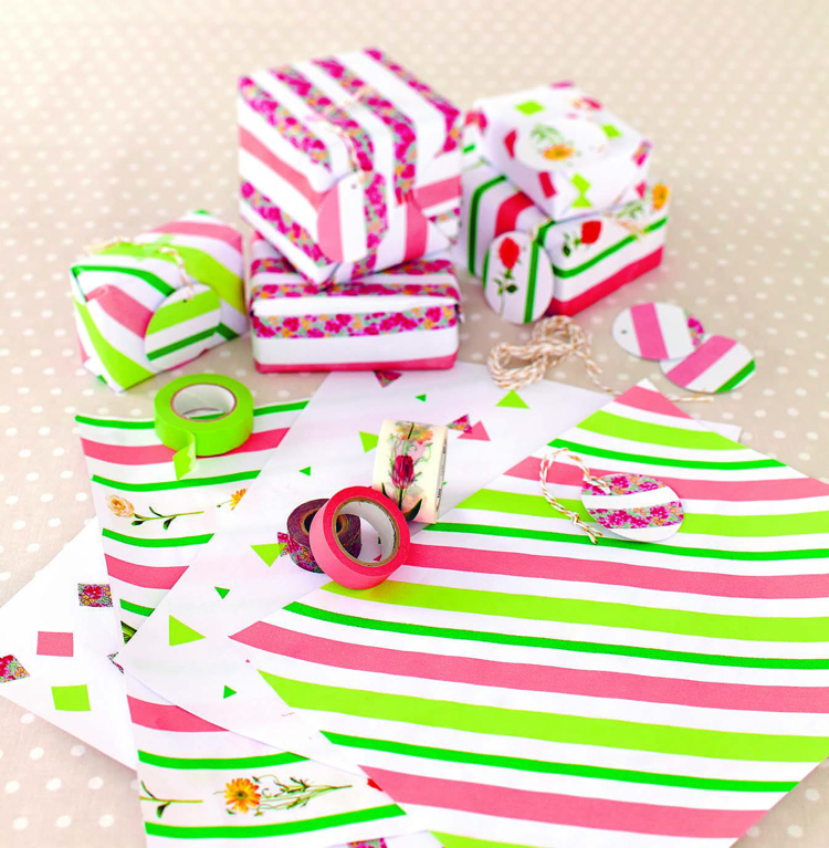 Washi tape -déco-emballage-cadeaux-idée-originale