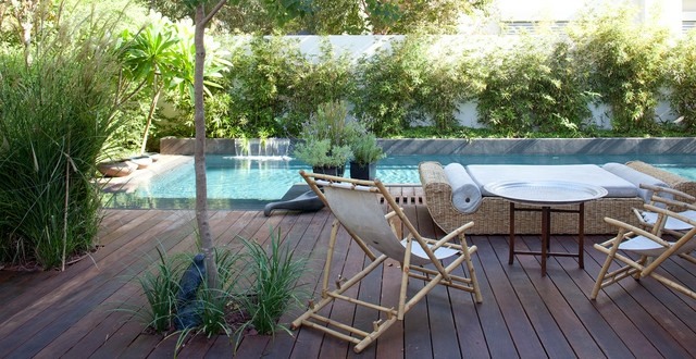 aménagement terrasse mobilier-bambou-canape-droit