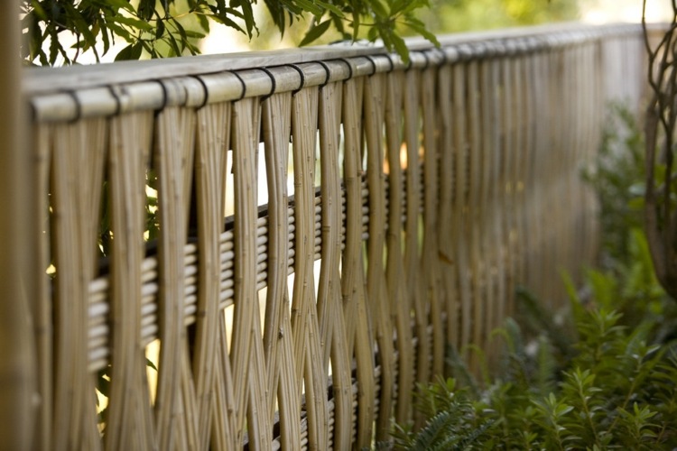 aménagement jardin bambou-cloture-ornements