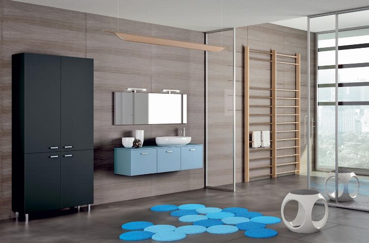armoire-salle-bain-Altamarea-noire-sous-vasque-bleu-clair