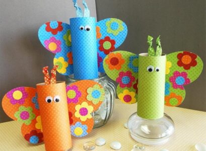 bricolage-facile-Pâques-rouleau-papier-papillons-sympas