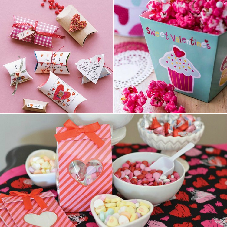 bricolage facile –Saint-Valentin-emballages-sucreries-diy-noeuds-coeurs-pop-corn-rose