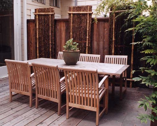 brise-vue-bambou-terrasse-mobilier-bois brise-vue bambou