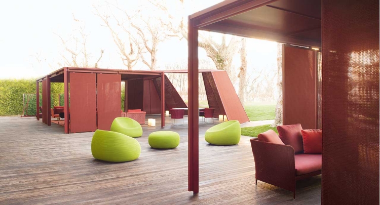 cabane de jardin design Quadro-terrasse-bois
