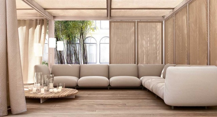 Cabane de jardin de design italien de luxe par paola lenti Chambre a coucher italienne de luxe