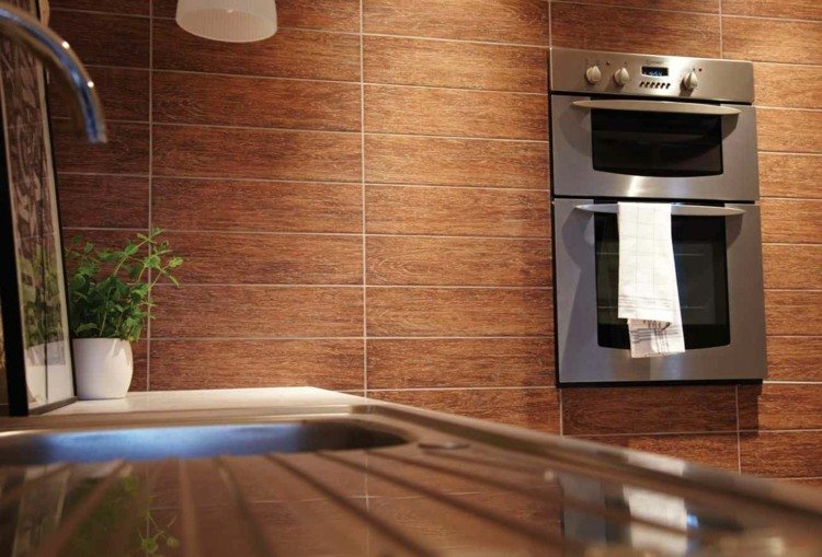 Carrelage imitation bois 27 photos pleines de style élégance Carrelage imitation parquet brun clair