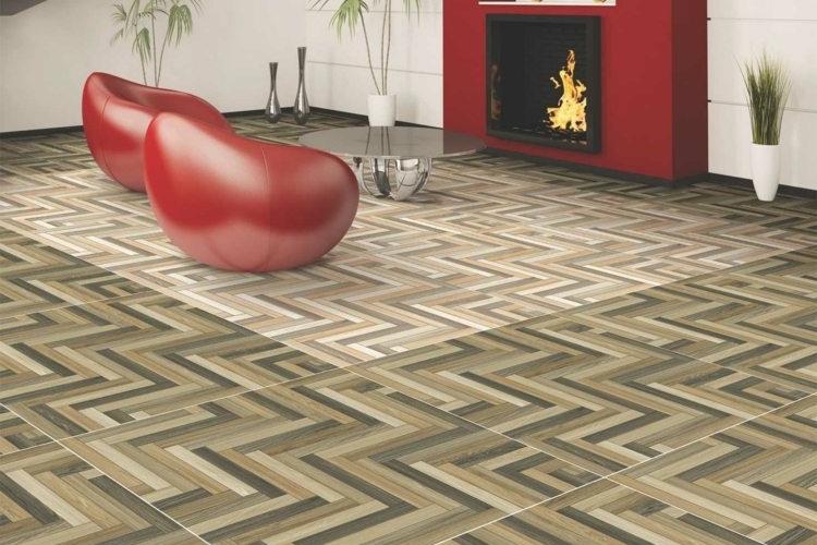 carrelage-imitation-bois-parquet-fauteuils-cuir-luxe-rouges