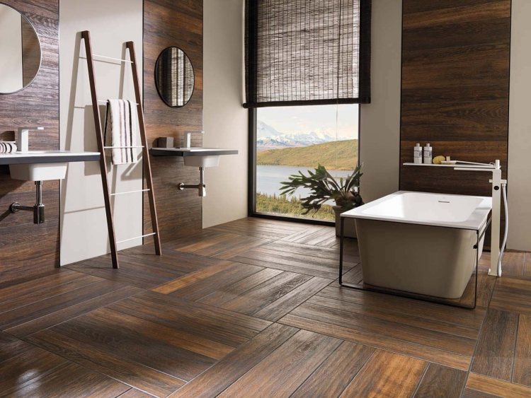 Carrelage mural salle de bains – tendances dans le design Carrelage salle de bain