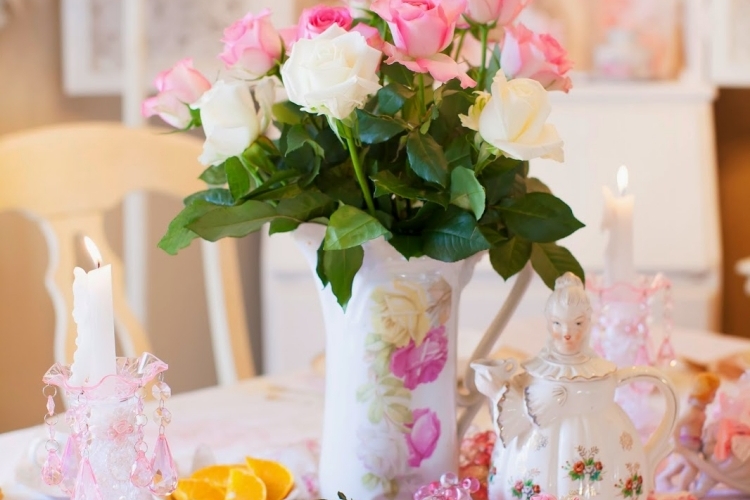 Le style shabby chic dans la décoration de maison printanière