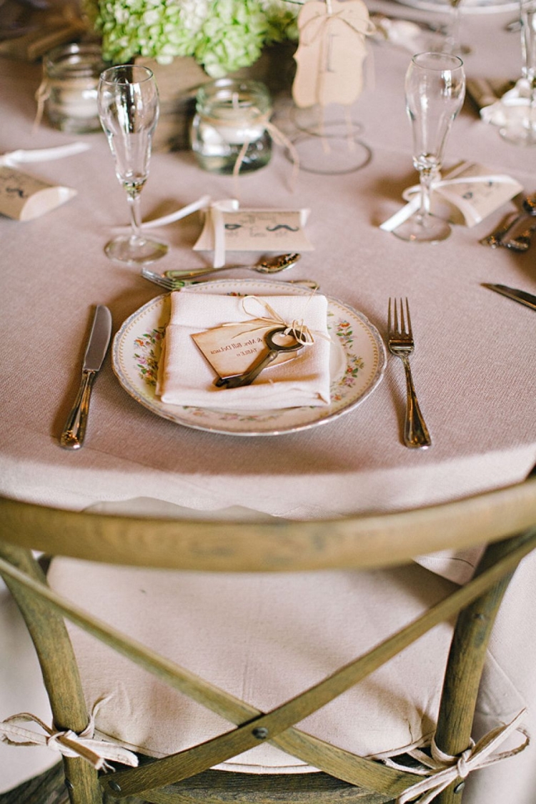 décoration table mariage style champêtre chic