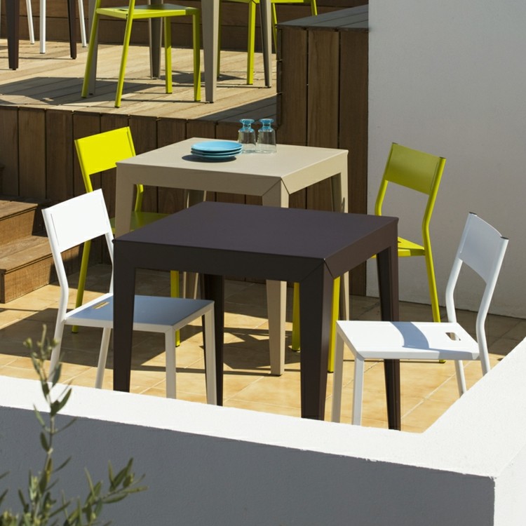 ensemble meubles de balcon métal design-Matière-Grise