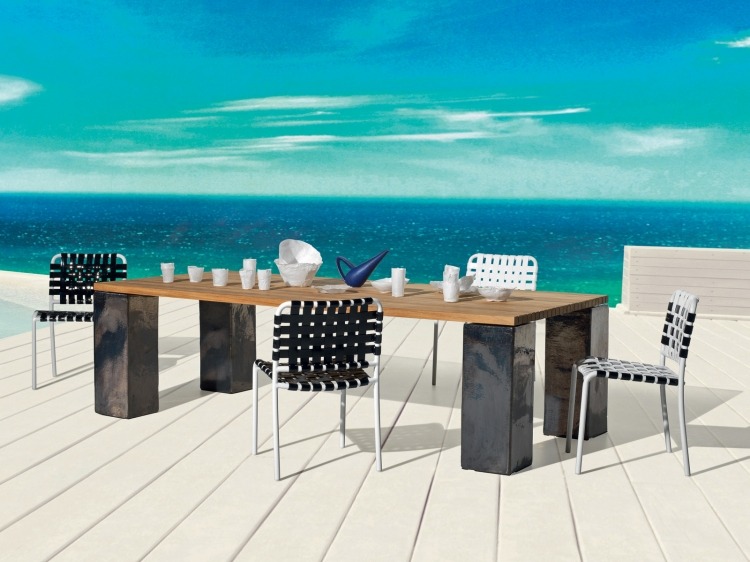 ensemble de meubles de terrasse luxe-2015-Inout-Gervasoni