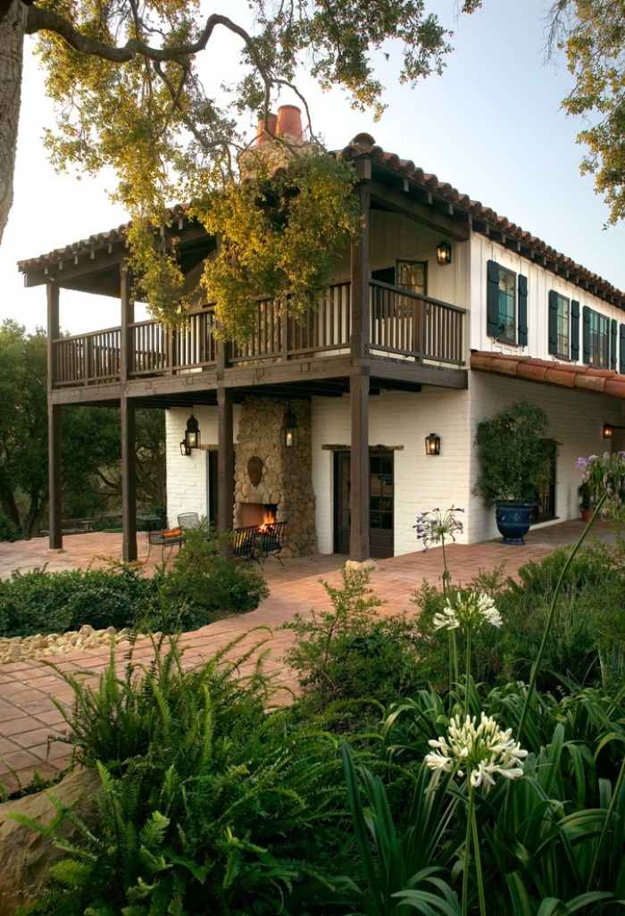 Garde corps extérieur sur le balcon – designs et matériaux Inspiration Balcon Maison