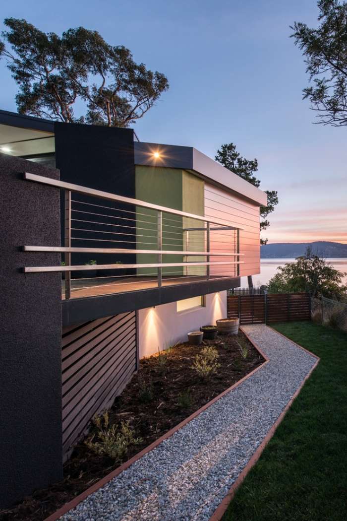 Garde corps extérieur sur le balcon – designs et matériaux Jardin De Allee désign