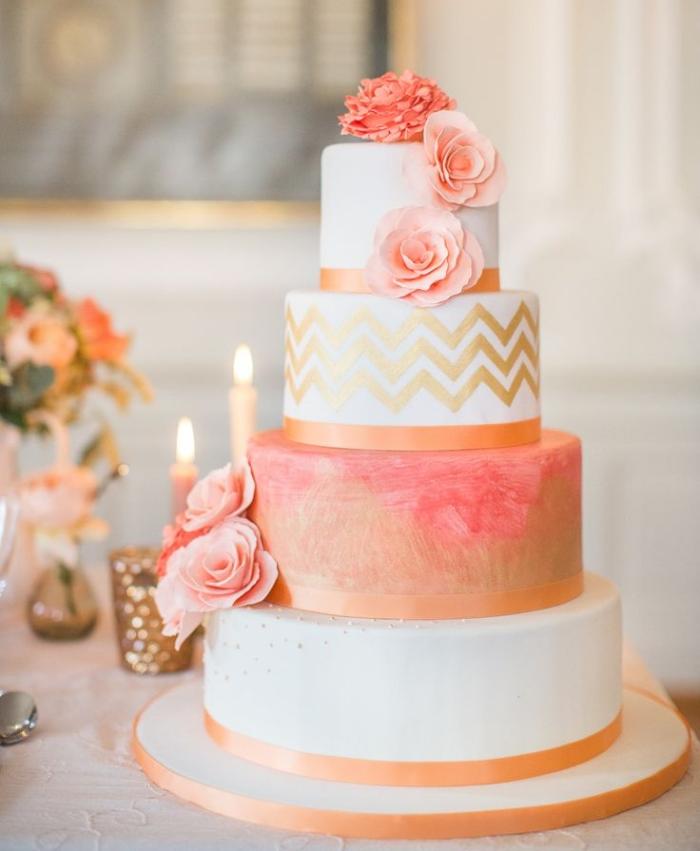 gâteau-de-mariage--couleur-orange