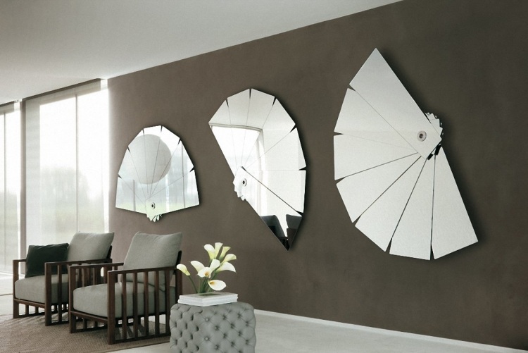 Décoration murale dans le salon en 25 idées super tendance