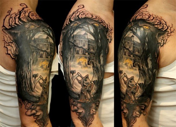 Tatouage bras et avant bras en 50 idées hommes et femmes Sol Tribal idées