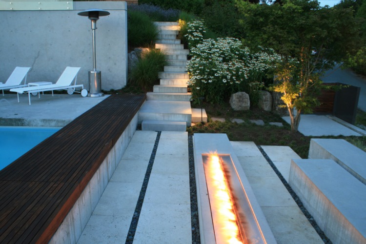 idée-jardin-moderne-Botanica-Design-Ambleside-projet-foyer-piscine-banc