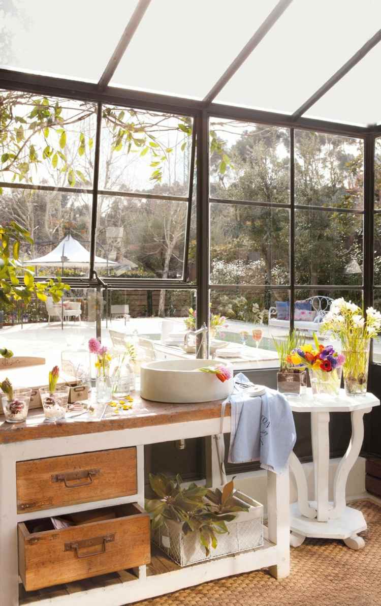 25 idées bon marché d'aménagement de jardin d'hiver