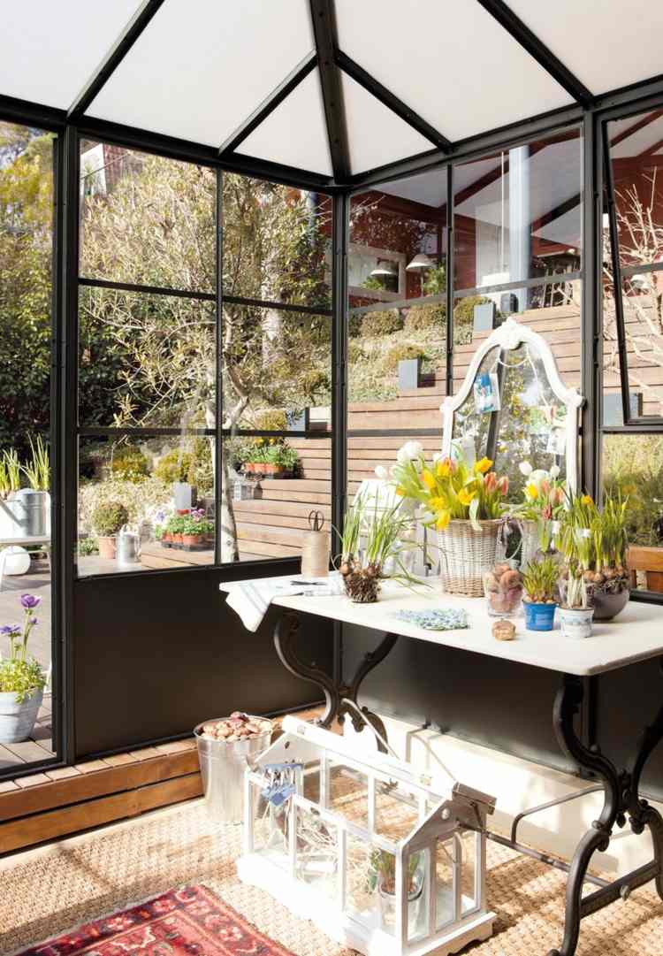 25 idées bon marché d'aménagement de jardin d'hiver