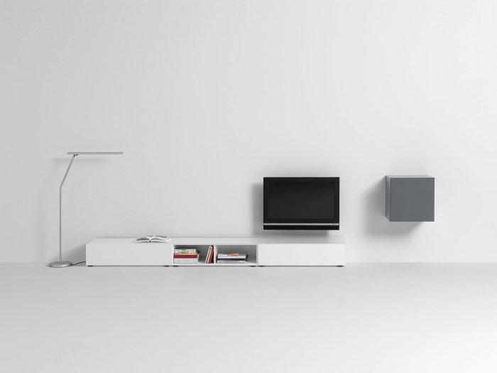 meuble tv design cube suspendu Vision-Next-Pastoe