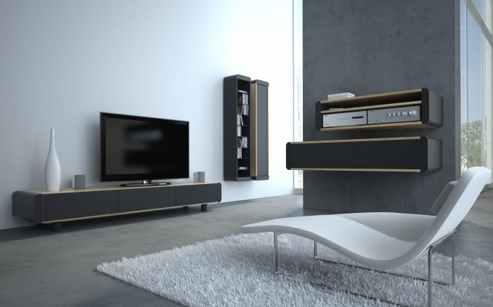 meuble tv design pieds-colonnes-meubles-suspendus-Schnepel