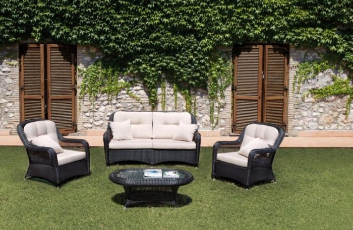meubles de jardin  poly-rotin-tendance-2015-salon-jardin-noir