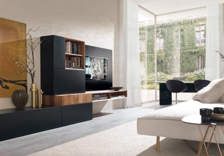meubles-design-salon-bibliothèque-canapé